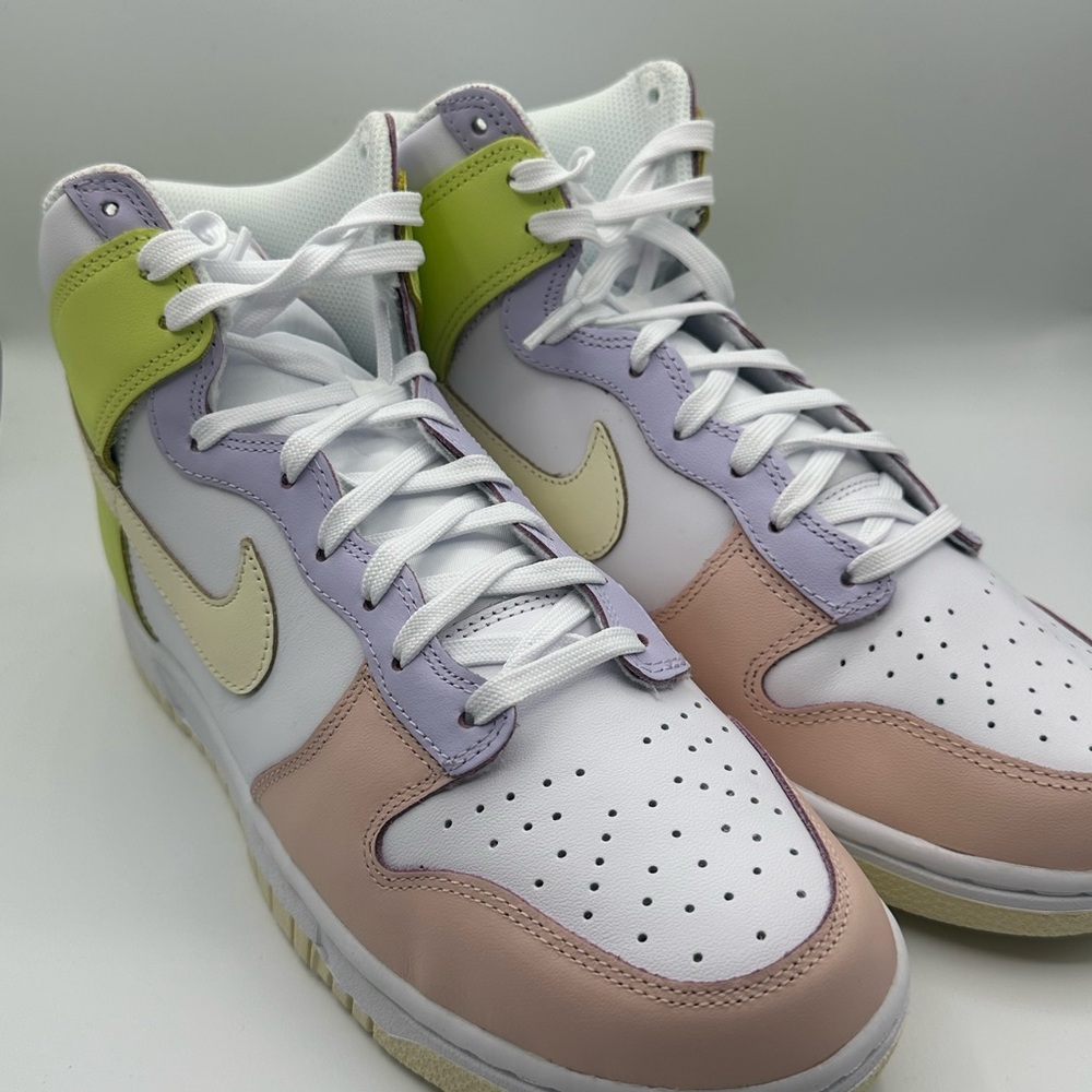 Nike Dunk High White and Lemon Twist